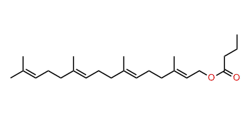 (E,E,E)-3,7,11,15-Tetramethyl-2,6,10,14-hexadecatetraenyl butyrate